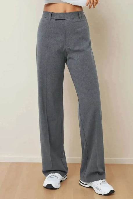 Hoge Taille Rechte Pijpen Broek - Image 1