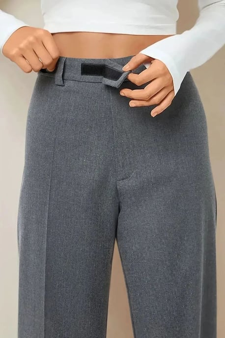 Hoge Taille Rechte Pijpen Broek - Image 2