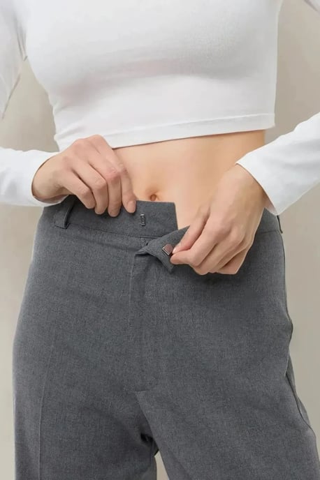 Hoge Taille Rechte Pijpen Broek - Image 2