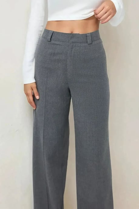 Hoge Taille Rechte Pijpen Broek - Image 4