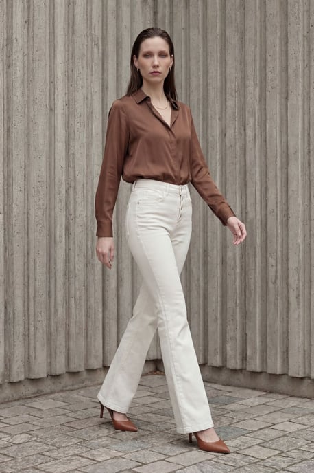 Hoge Taille Flared Jeansbroek - Image 2