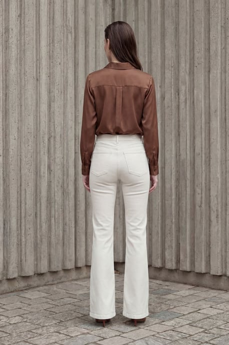 Hoge Taille Flared Jeansbroek - Image 4