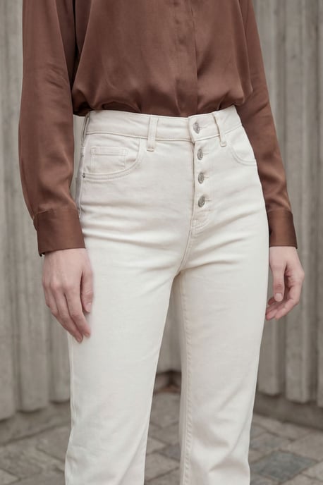 Hoge Taille Flared Jeansbroek - Image 5