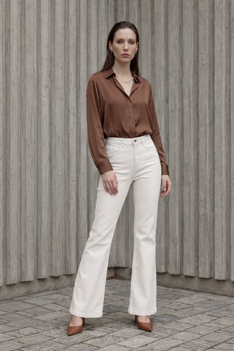 Hoge Taille Flared Jeansbroek - Image 6