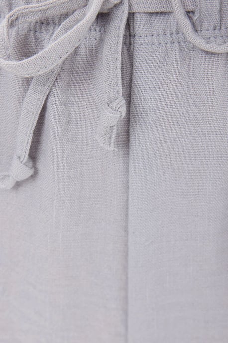 High-Waist Straight-Leg Trousers with Drawstring - Image 5