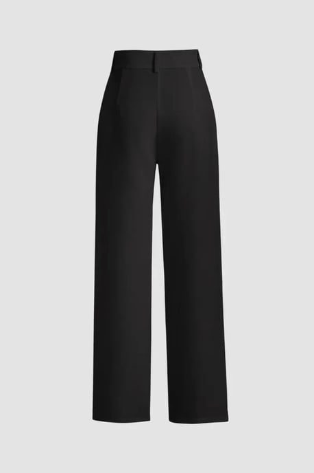 High Waist Straight Leg Pants - Image 3