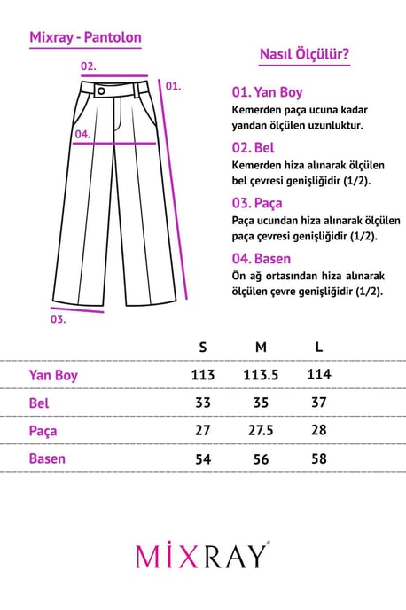 Mid Rise Rechte Pantalon van Katoen met Striksluiting - Image 6