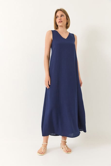V-hals Maxi-jurk - Image 2