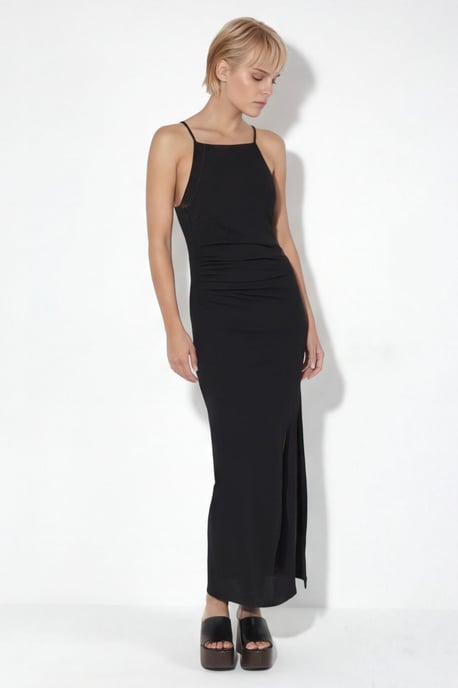 Maxi-jurk met drapeerdetail - Image 5
