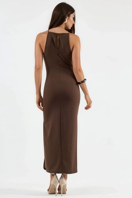 Maxi-jurk met Drapeelement - Image 3