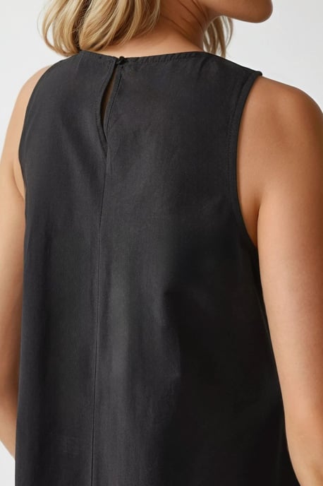 Mixray Collection Crew Neck Sleeveless A-Form Maxi Dress - Image 6