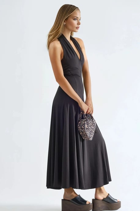 Halternekk Maxi-jurk - Image 3