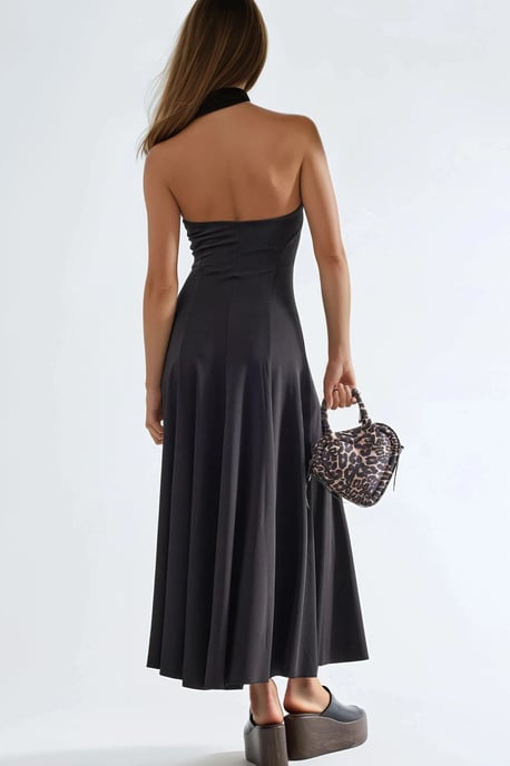 Halternekk Maxi-jurk - Image 4