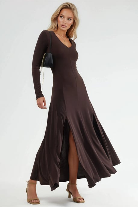 Dubbele Sleuf Maxi Jurk - Image 3