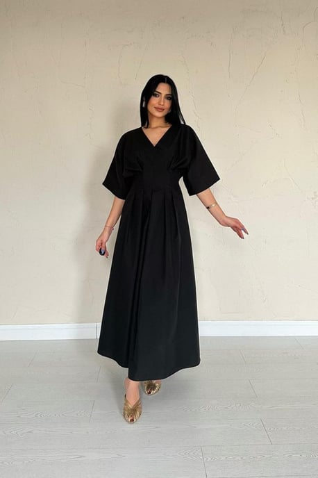 V-hals Maxi Jurk - Image 1