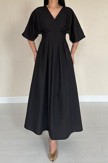 V-hals Maxi Jurk - Image 4