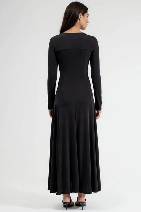 Dubbele Sleuf Maxi Jurk - Image 4