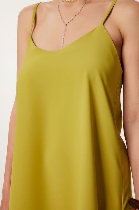 Losse Fit Midi-jurk met U-hals - Image 4
