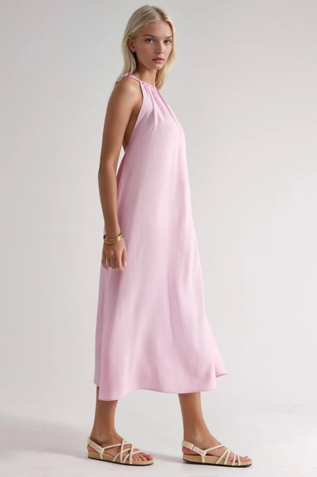 Halterneck Midi-jurk - Image 2