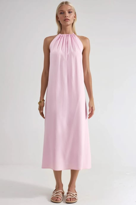 Halterneck Midi-jurk - Image 5