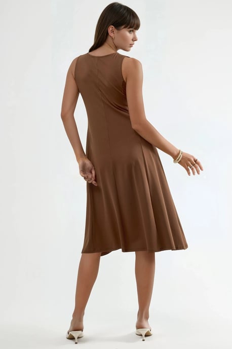 Mouwloze Midi-jurk met Zakken - Image 4