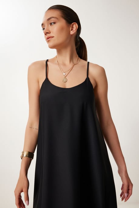 Losse Midi Jurk met U-Hals - Image 4
