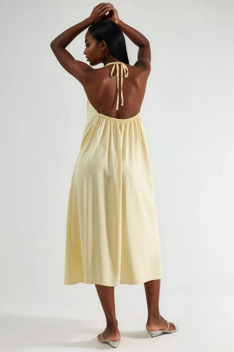 Halterneck Midi-jurk - Image 3