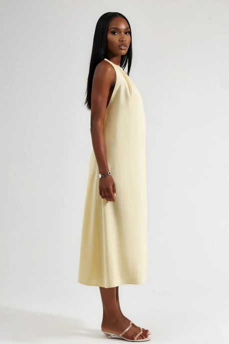 Halterneck Midi-jurk - Image 4