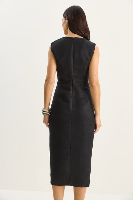 Faux Suede Midi Klänning - Image 6
