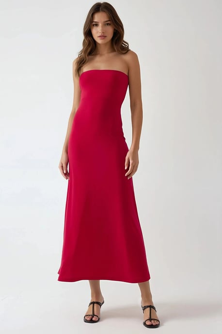 Basic Bandeau Midiklänning - Image 1