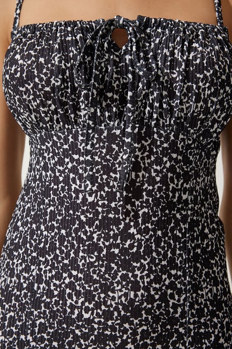 Bloemige Bodycon Midi-jurk met Splits - Image 4
