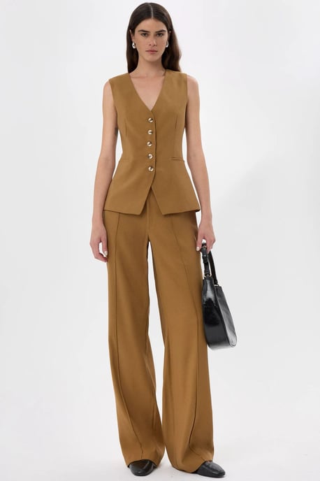 Geknoopte Effen Vest - Image 2