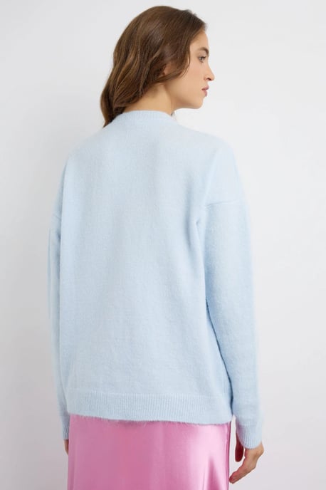 Stone-Embellished Knitted Sweater - Image 5
