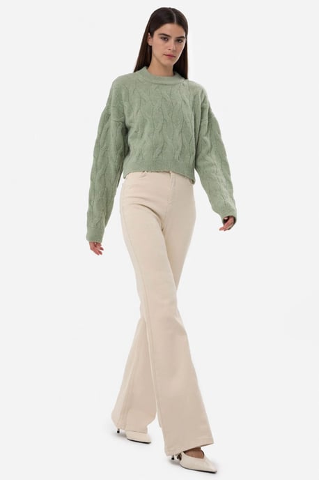 Knitted High-Neck Sweater - Image 3