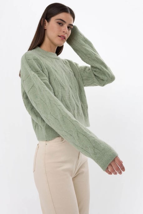 Knitted High-Neck Sweater - Image 4