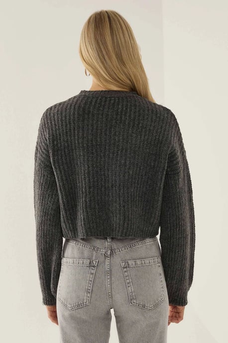 Relaxed Fit Crew Neck Sweater - Image 4