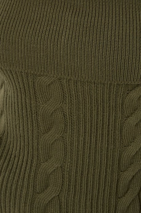 Off-Shoulder Stickad Tröja - Image 5
