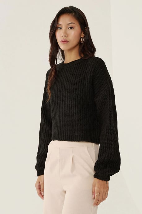 Relaxed Fit Crew Neck Sweater - Image 4