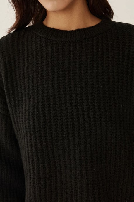 Relaxed Fit Crew Neck Sweater - Image 5