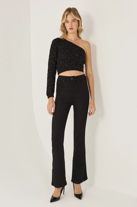 One Sleeve Knit Top - Image 2