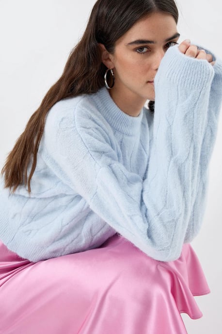 Knitted High-Neck Sweater - Image 4