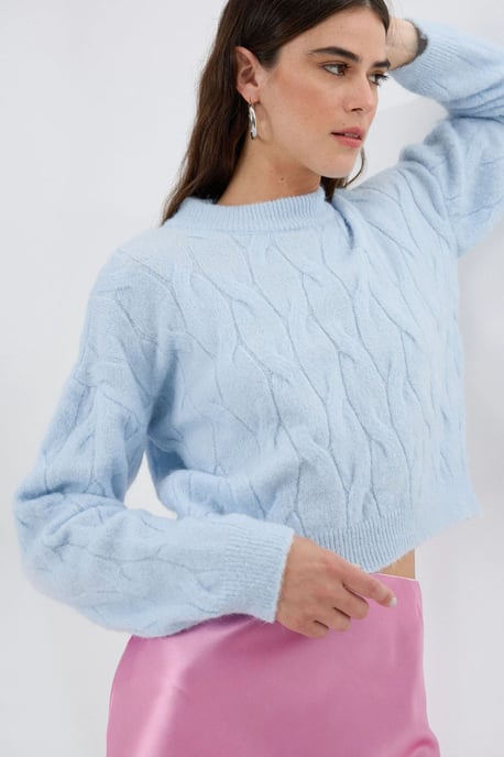 Knitted High-Neck Sweater - Image 5