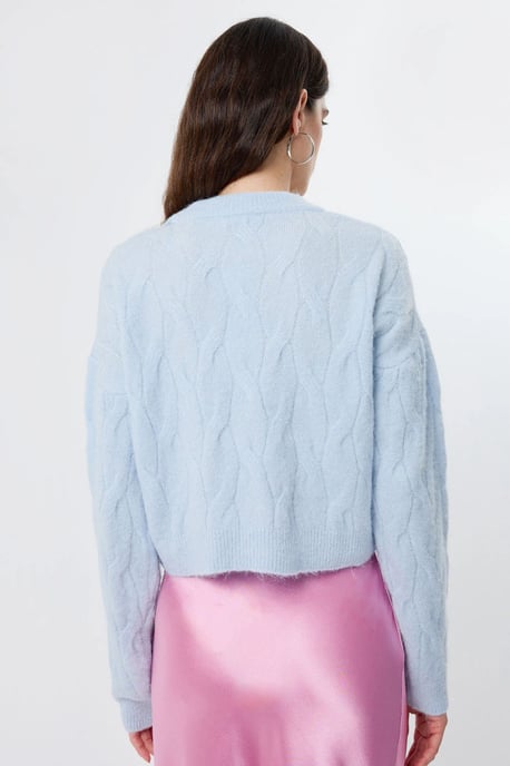 Knitted High-Neck Sweater - Image 6
