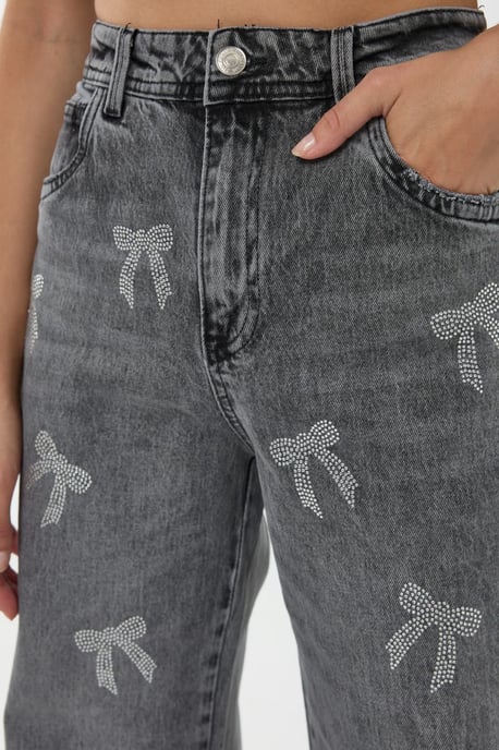 High Waist Straight Leg Jeans - Image 2