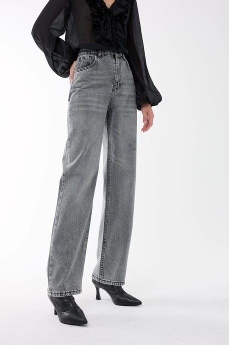 Washed Straight-Leg Jeans - Image 6