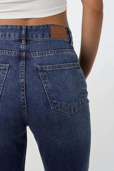 High Waist Straight Leg Jeans - Image 6