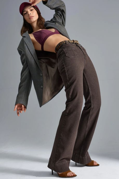 High Waist Flare Jeans - Image 5