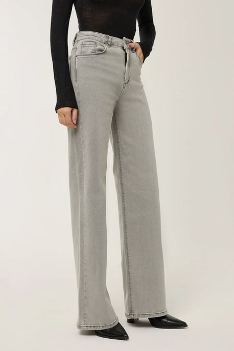 Hoge Taille Wijde Pijpen Jeans - Image 3