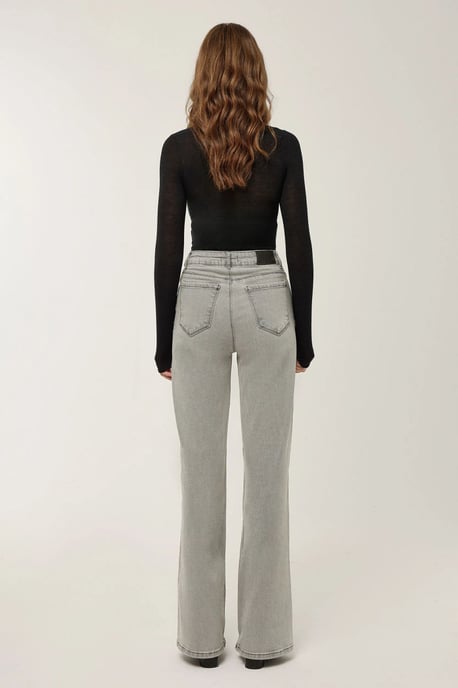 Hoge Taille Wijde Pijpen Jeans - Image 4