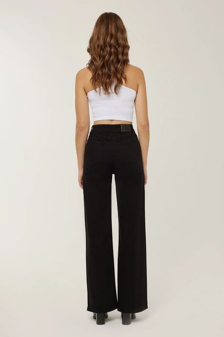 High Waist Wide Leg Jeans - Image 4